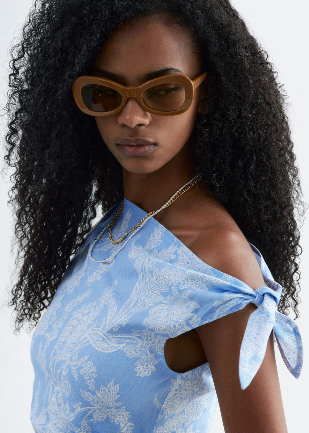 Vestido midi asim?trico con estampado paisley - H&m фото 4