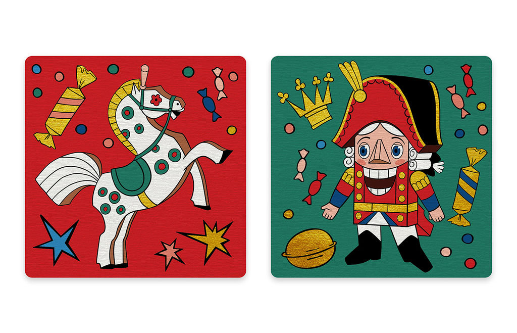 ФРЕЯ CMF-PNBM-002 Набор для раскрашивания по номерам (на магните) 9 х 9 см Щелкунчик из сказки