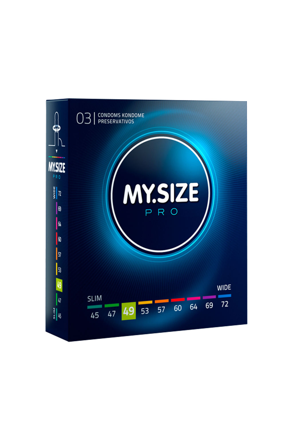 Презервативы My.Size, латекс, 16 см, 4,9 см, 3 шт.  фото 5