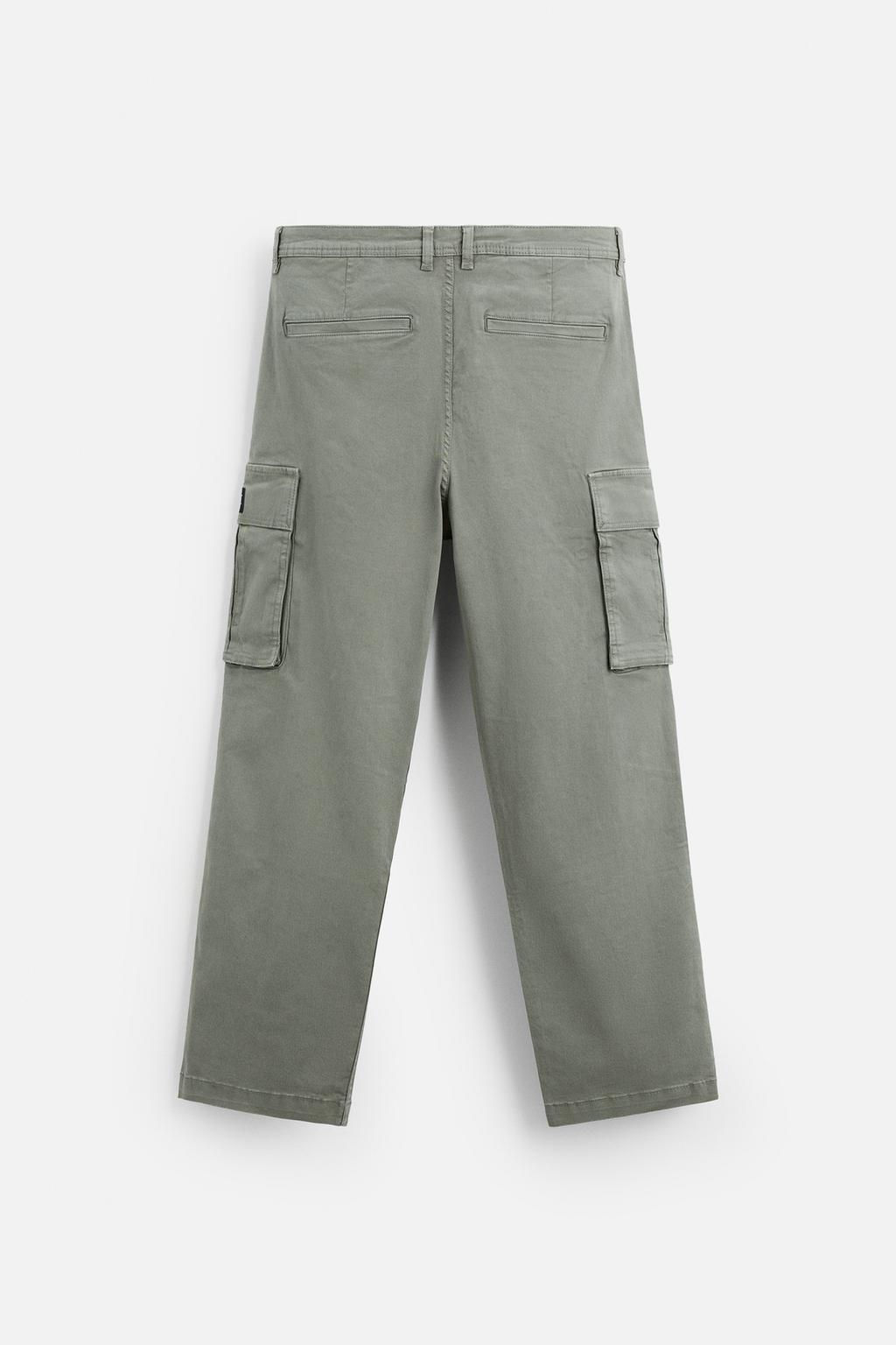 RELAXED FIT CARGO TROUSERS - Zara фото 31