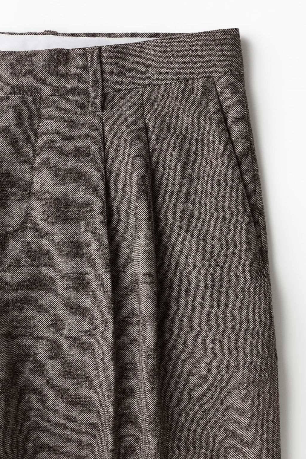Pantalon en mezcla de lana Loose Fit - H&m фото 8