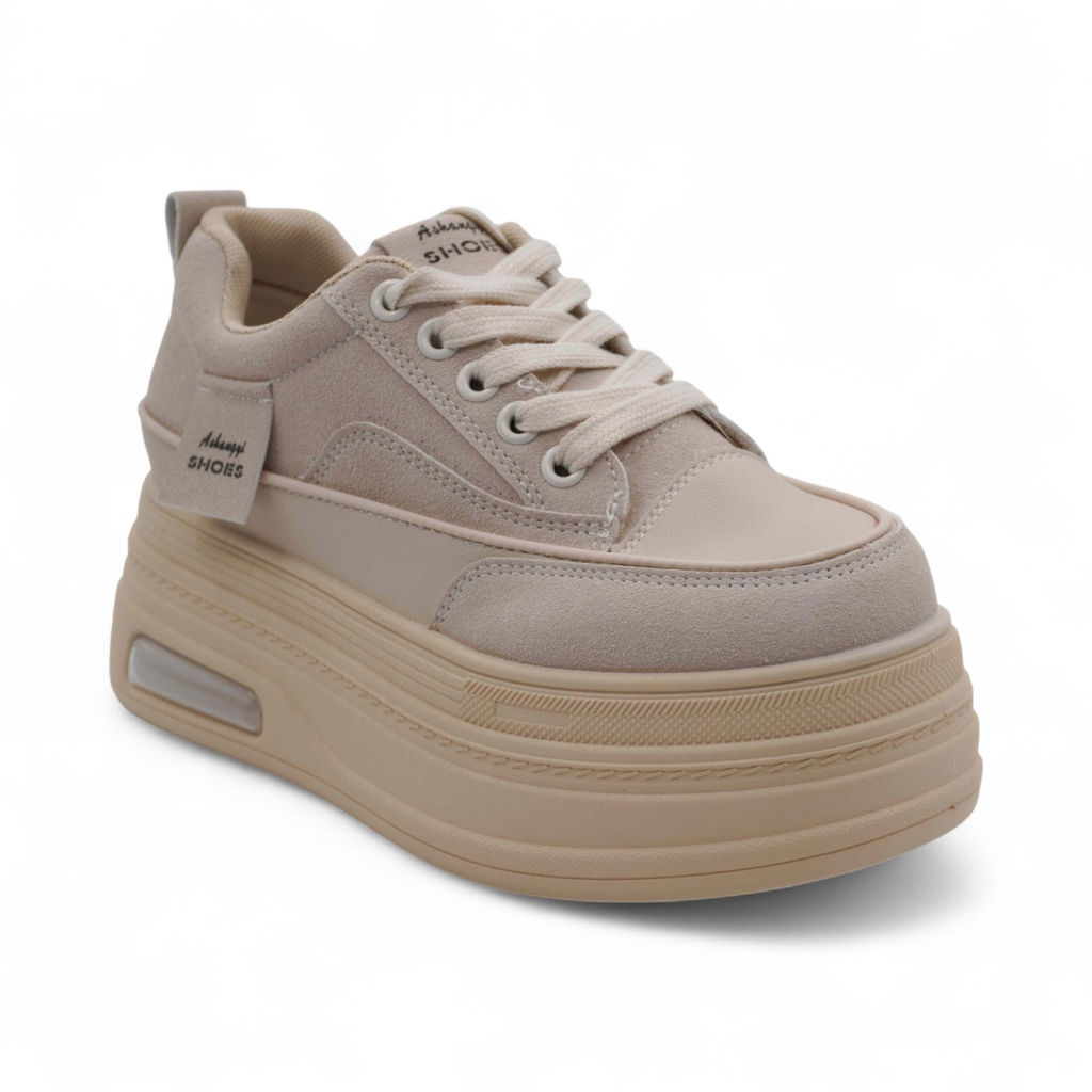 Кроссовки женские 6822-1 бежевые