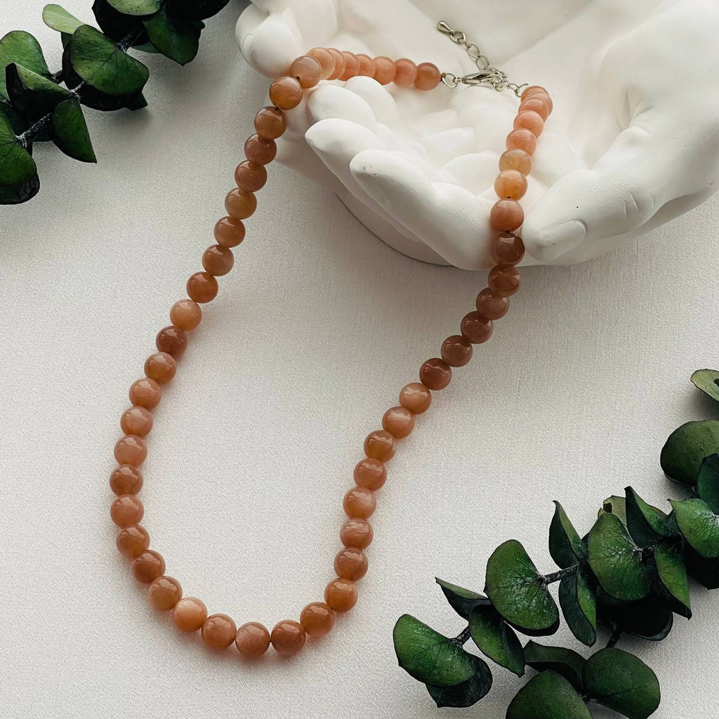 Бусы из Лунного камня