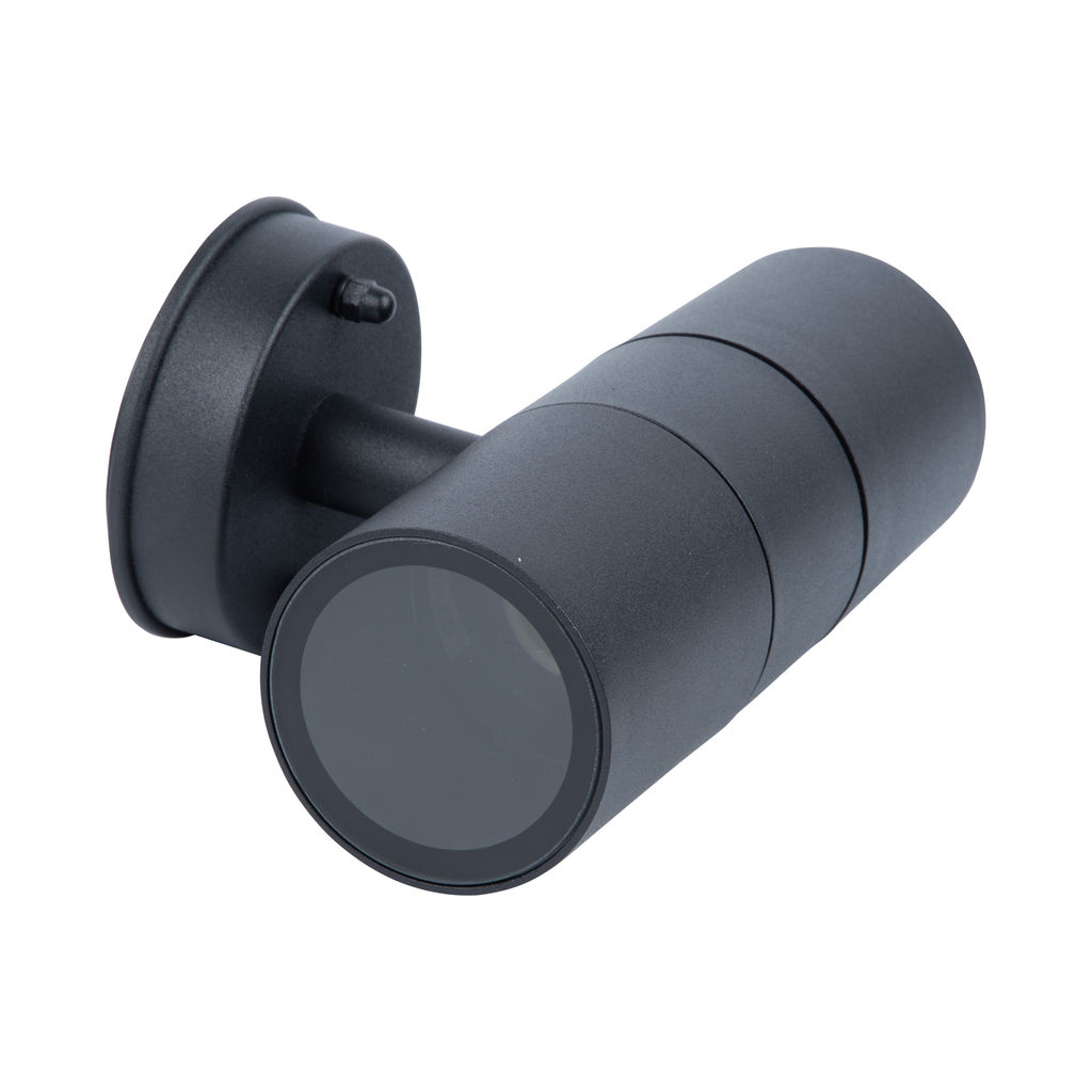 UUL-S22D-2x35W/GU10 IP65 BLACK Светильник уличный, под две лампы GU10. Архитектурный накладной. Корпус черный. TM Uniel