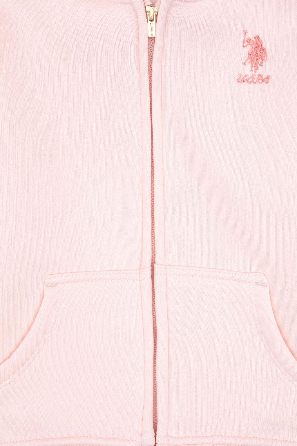 K_z _ocuk A__k Pembe Basic Sweatshirt Sepette S_rpriz _ndirim - U.s. polo assn фото 4