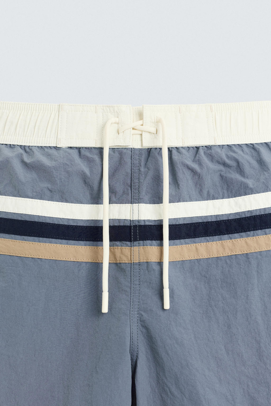 STRIPED LONG SWIMMING TRUNKS - Zara фото 3