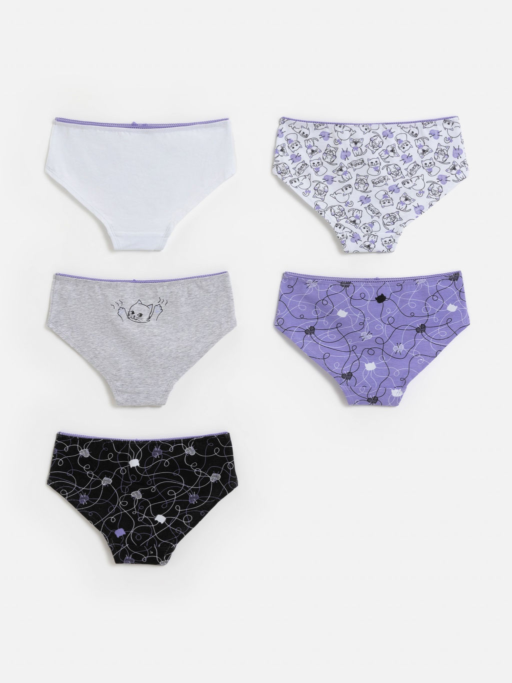 ACOOLA / Трусы детские для девочек 5 шт. Batt ассорти  фото 2