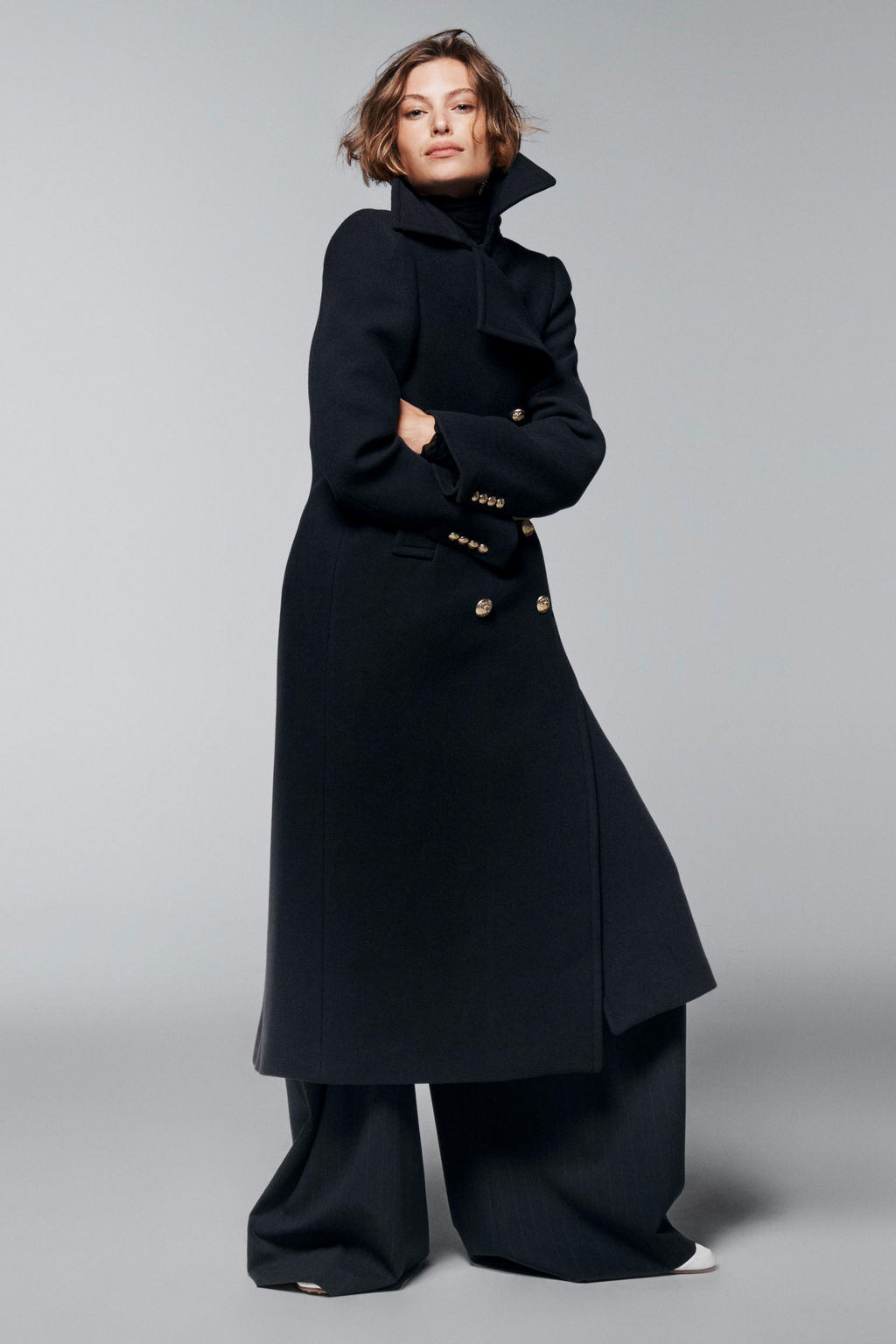 LONG WOOL BLEND COAT ZW COLLECTION