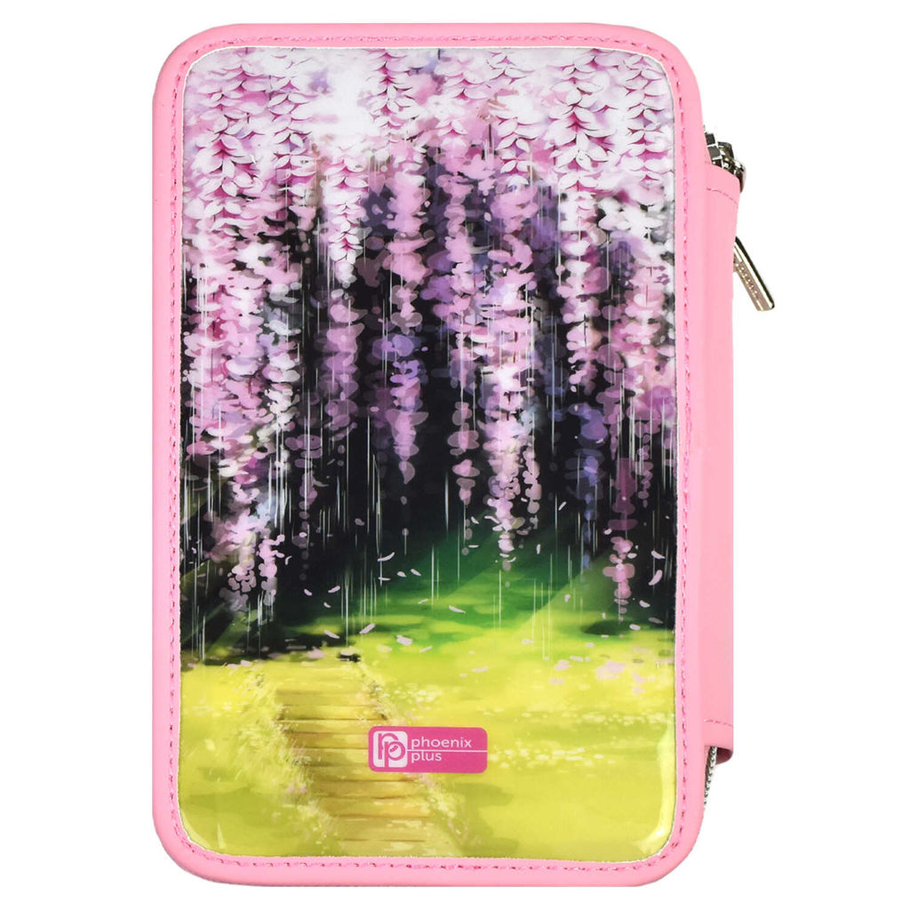 Пенал школьный Феникс+, арт.63002/ 6 КОТ В САКУРЕ  фото 3