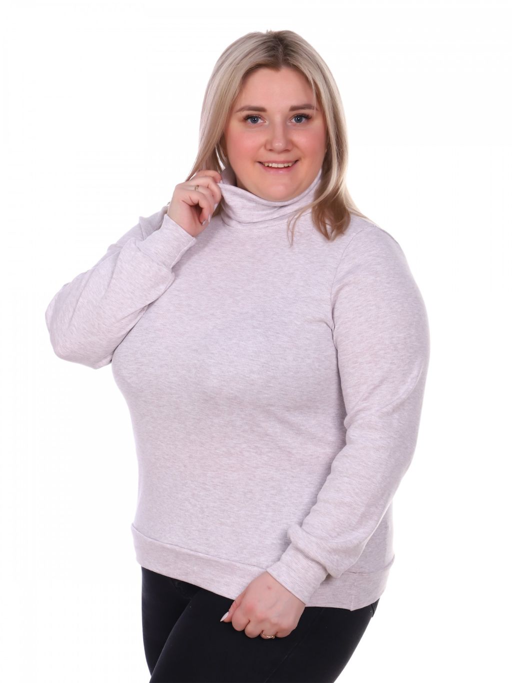 Б0296 Водолазка женская кашкорсе черный - АстраТекстиль фото 8