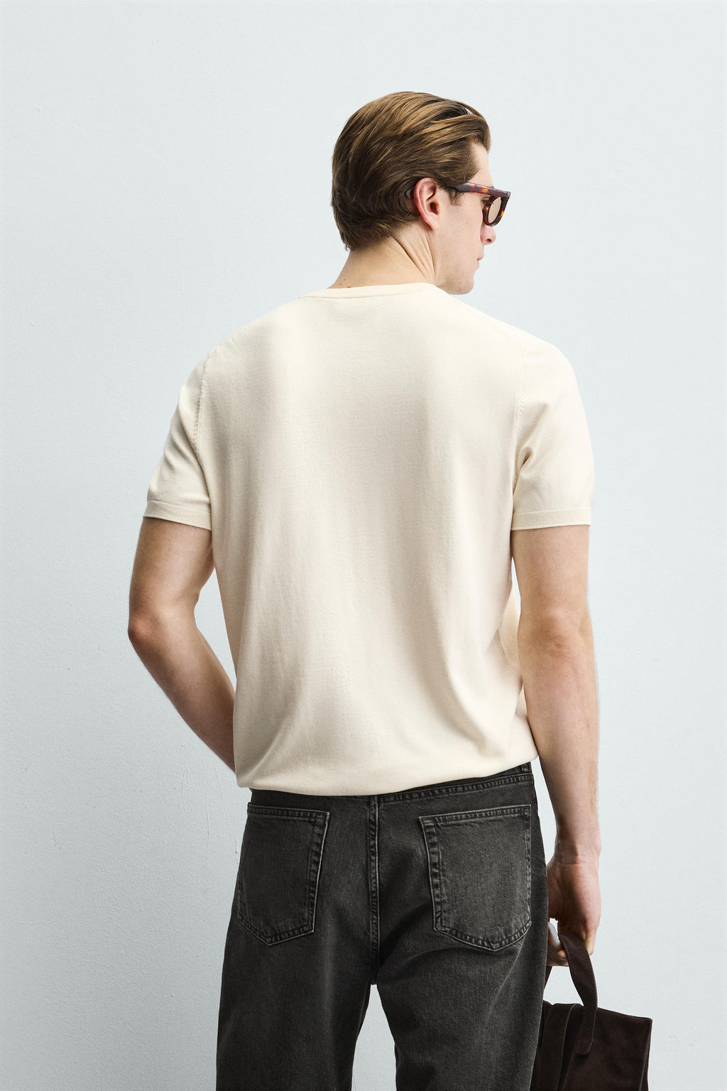 CAMISETA PUNTO MEZCLA VISCOSA / Crudo