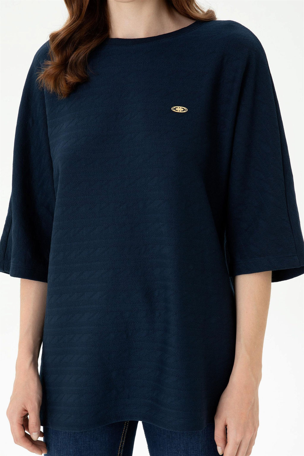 Женский темно-синий свитшот - U.s. polo assn фото 13