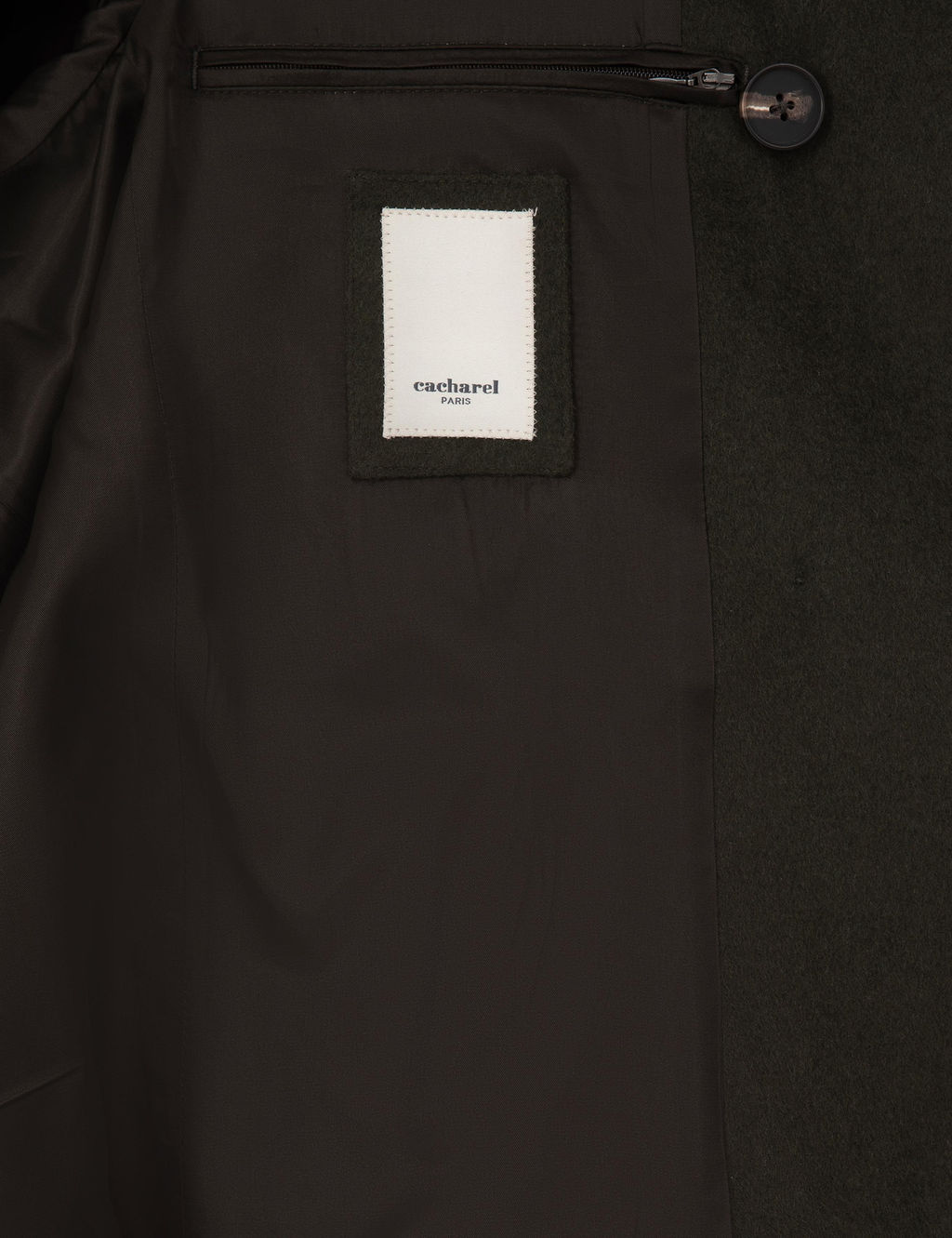 Haki Slim Fit Stamp Pate