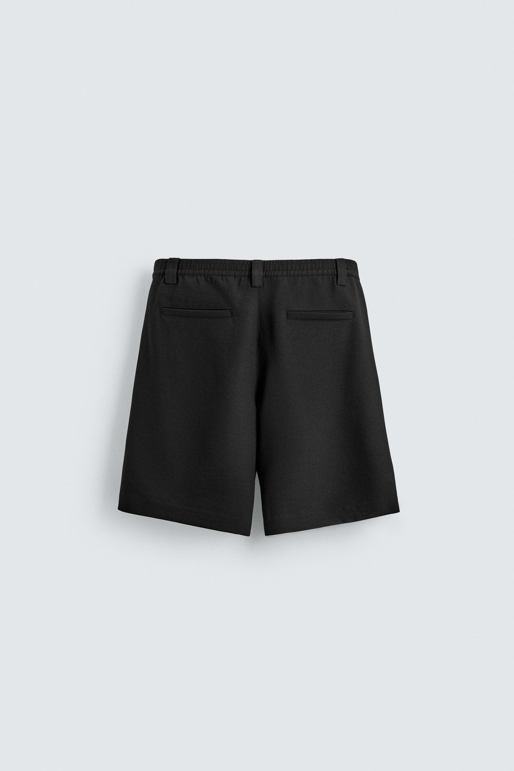 BERMUDA RELAXED FIT PLIEGUES LATERALES / Negro - Zara фото 7