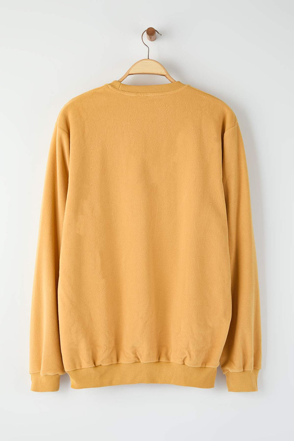 Hardal Regular/Normal Kesim Polar Bisiklet Yaka Sweatshirt/Pijama Ustu TMNAW26SW00033