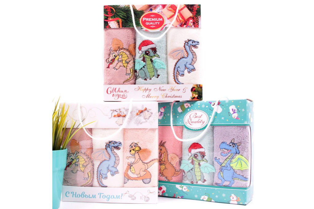 Набор полотенец микрофибра 98-46 в сумочке Р+Р+Р