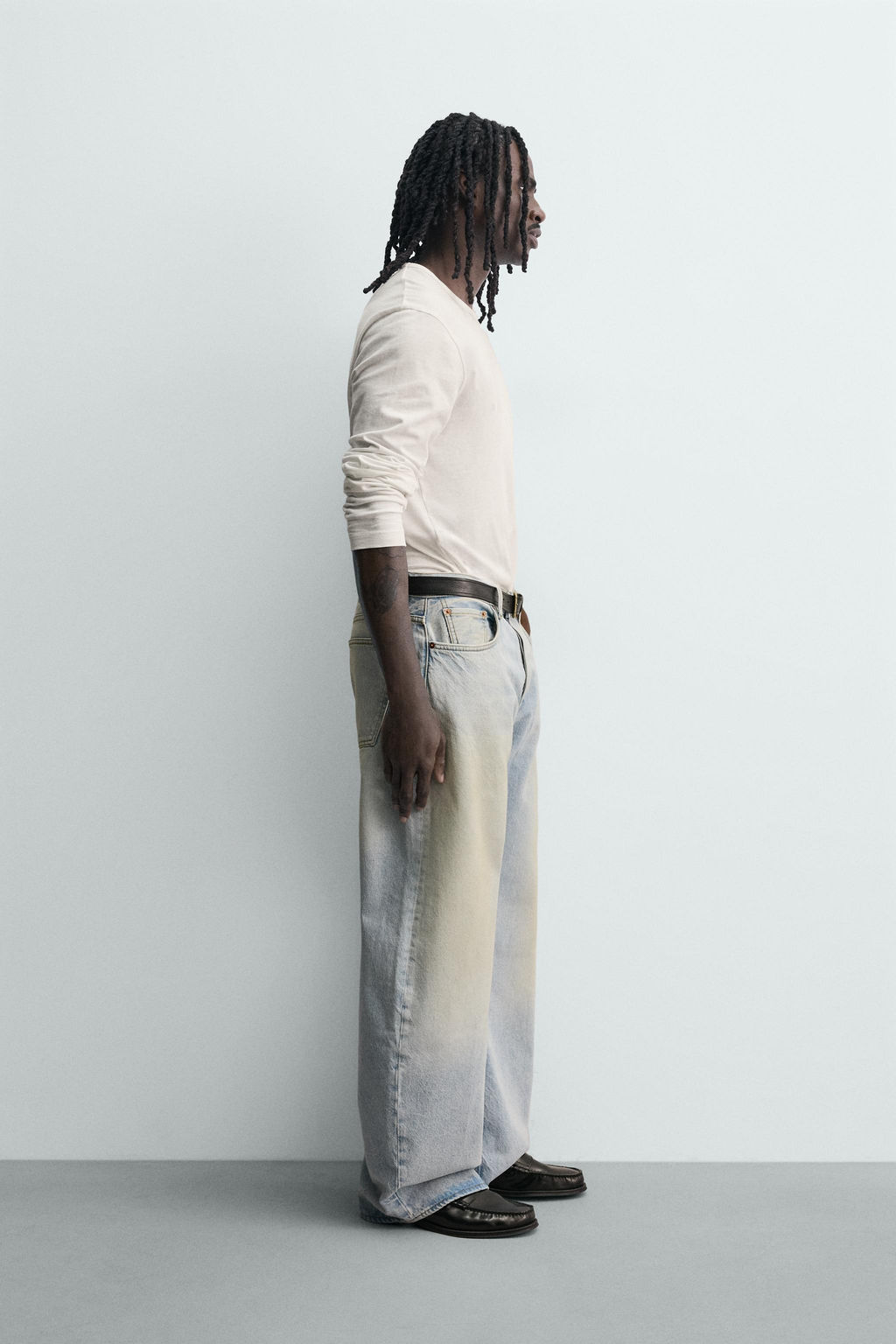 JEANS BALLOON FIT / Azul cielo - Zara фото 4