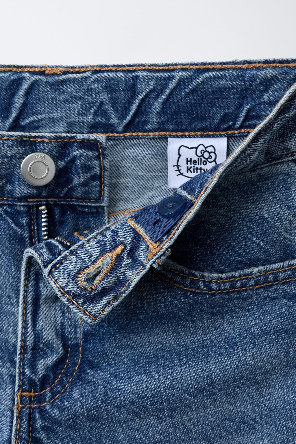 HELLO KITTY  SANRIO STRAIGHT JEANS - Zara фото 7