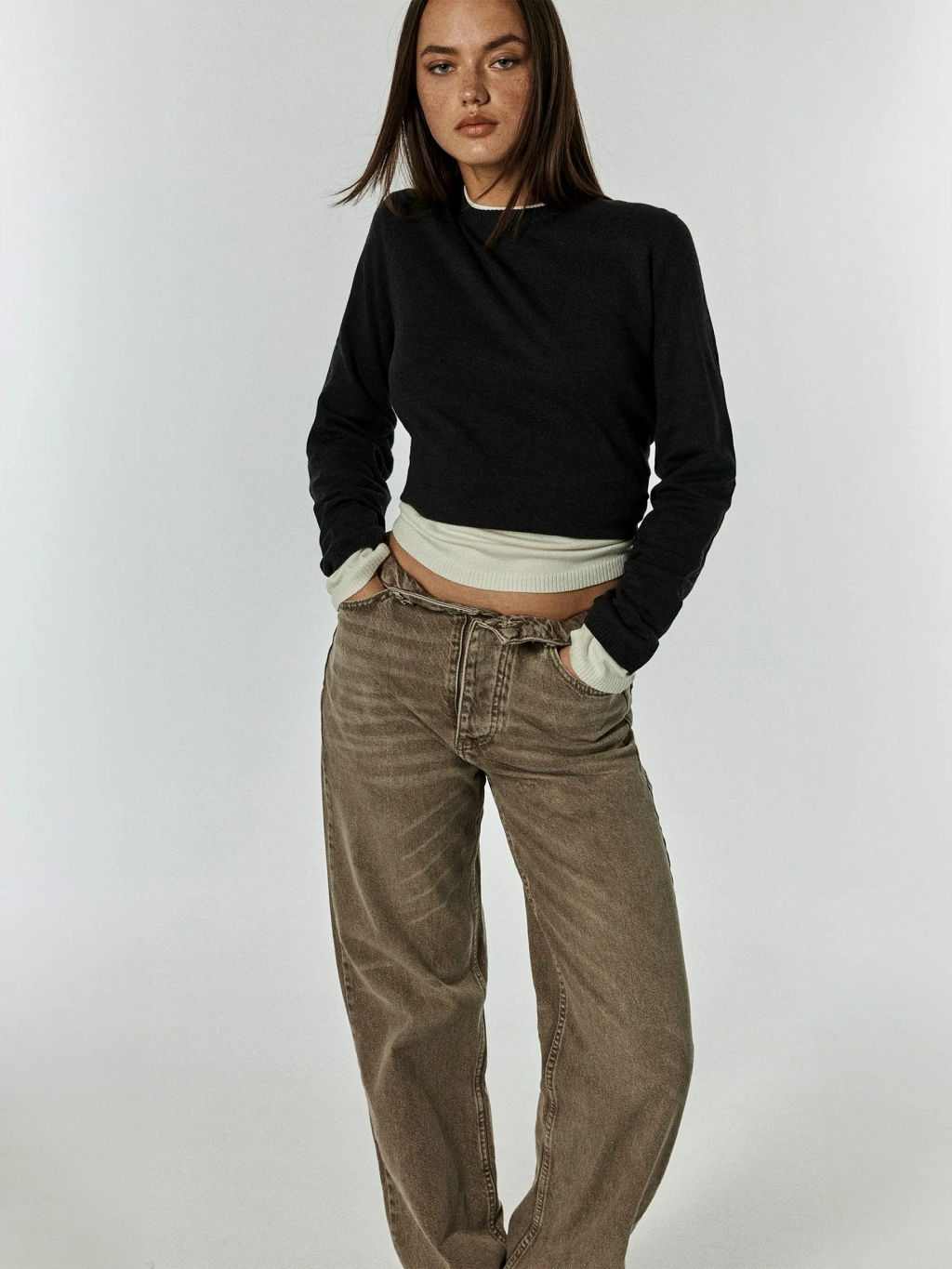 EMKA / Джинсы Loose Fit 368  фото 7