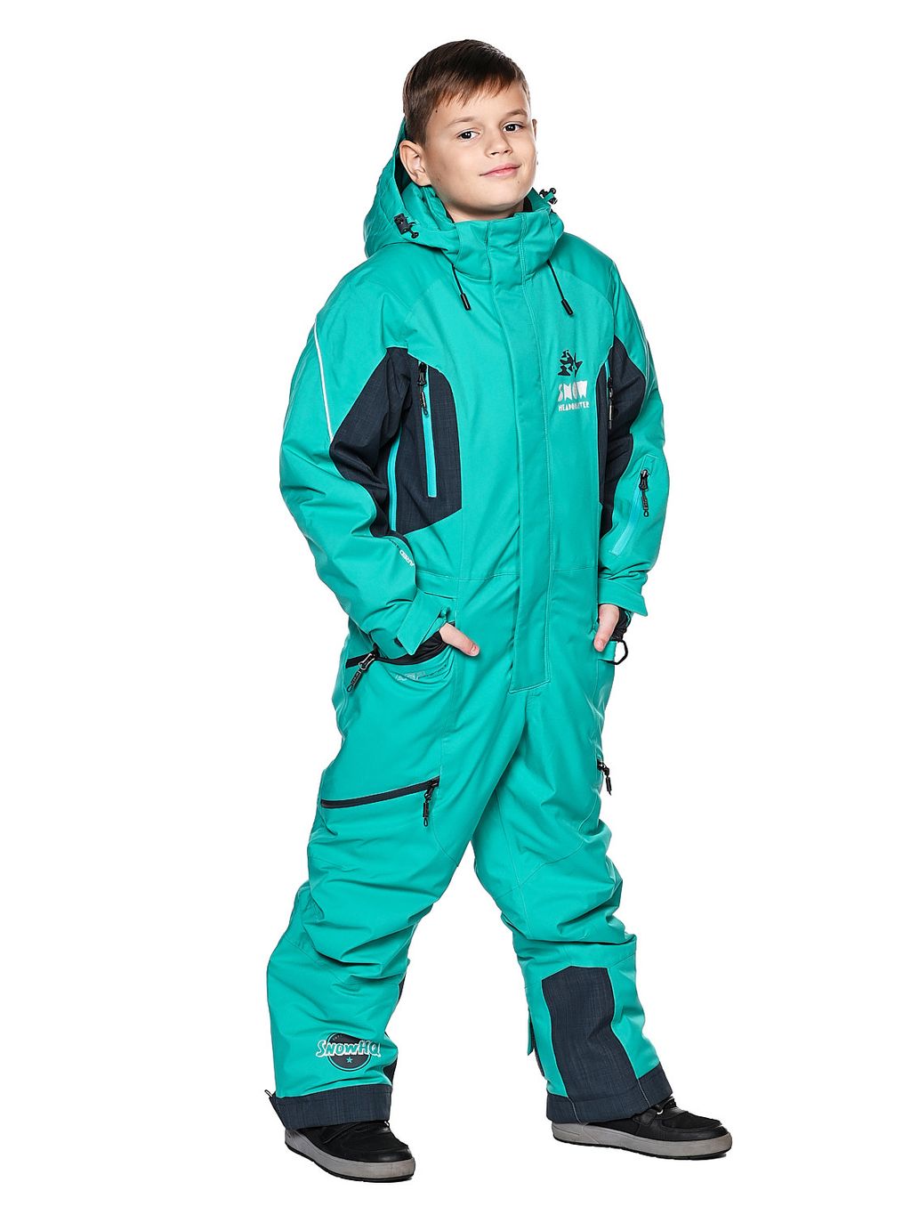 Комбинезон T-9072 Бирюзовый