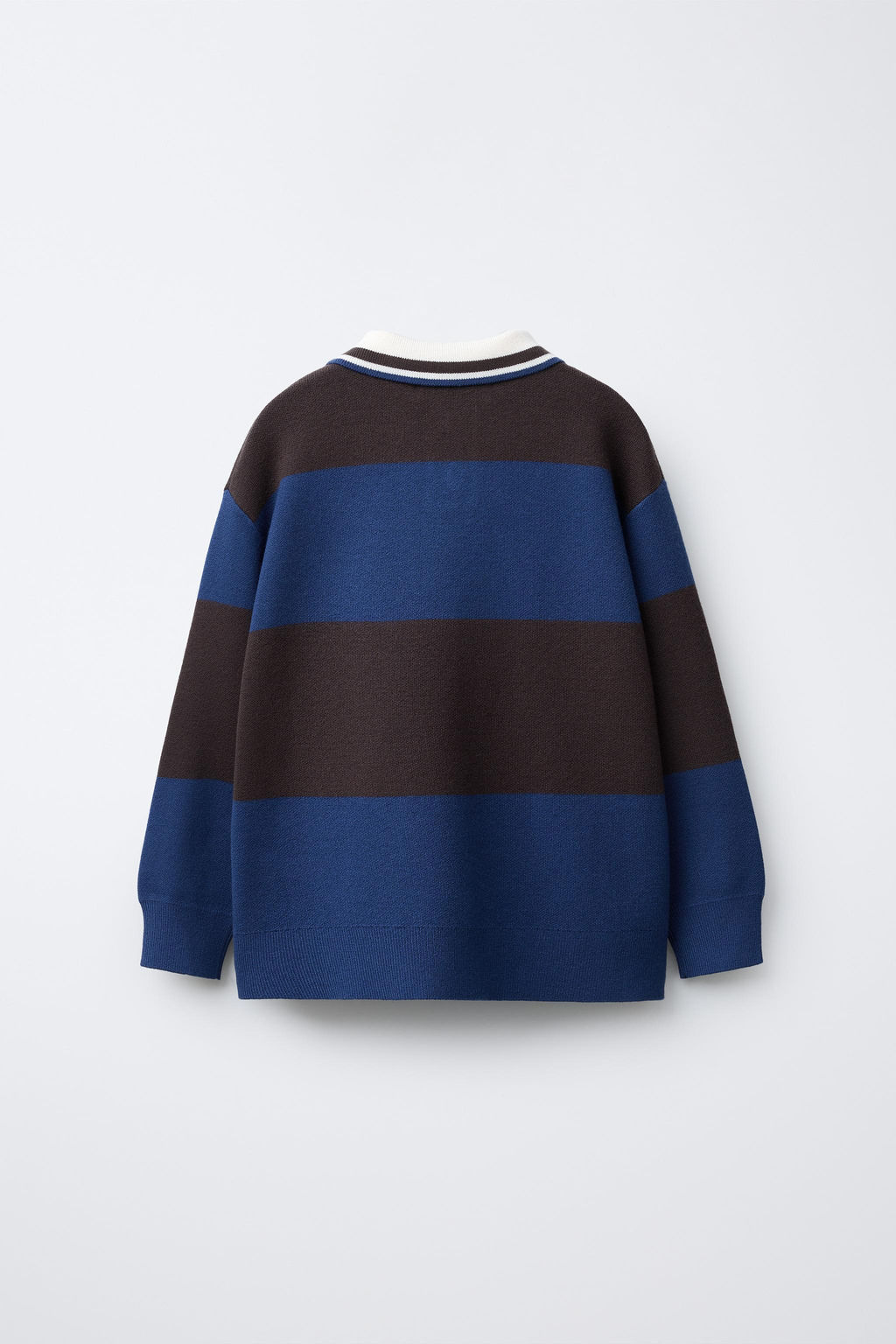 PRINTED STRIPED POLO JUMPER - Zara фото 2