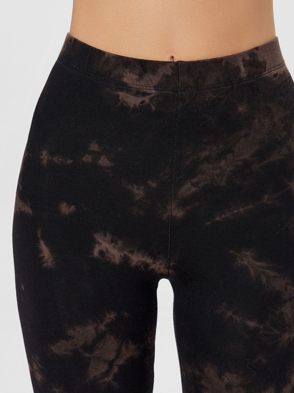 Велосипедки женские черные с принтом