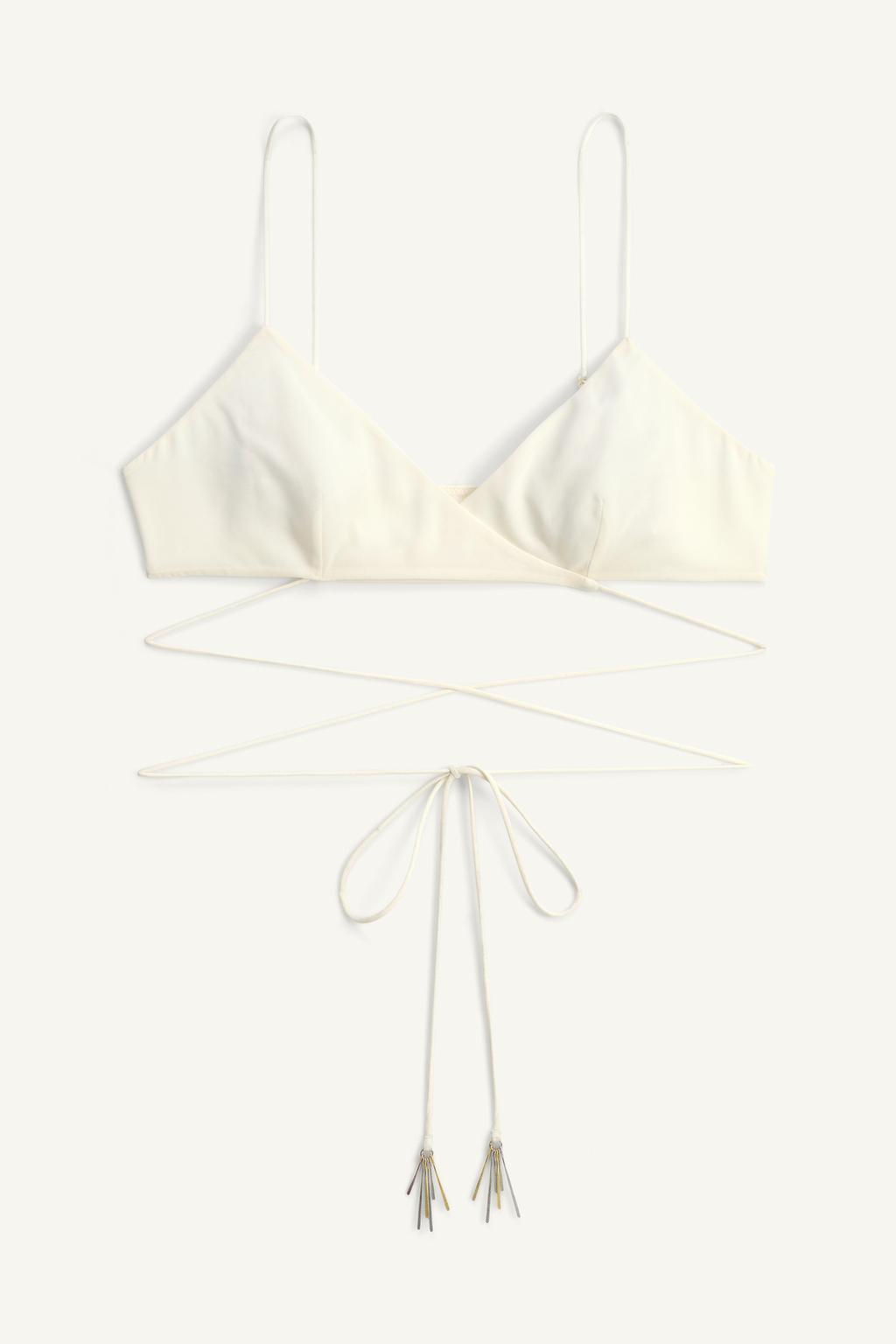 LIMITED EDITION TRIANGLE BRA WITH APPLIQUES - Zara фото 10