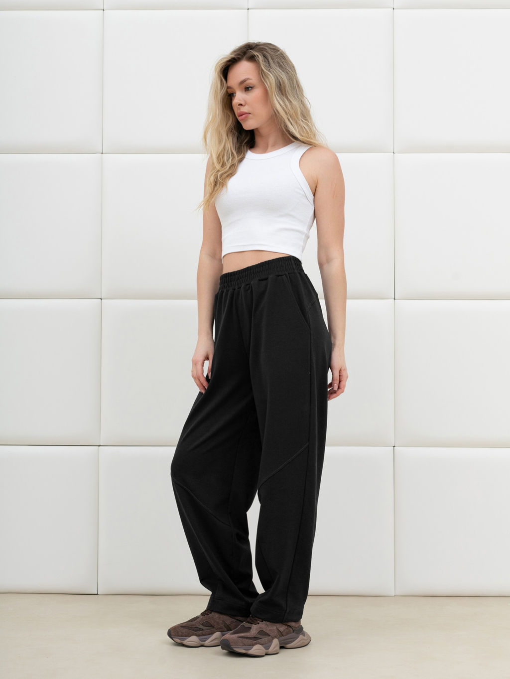 Брюки Бейс из футера с вискозой - Виотекс фото 19