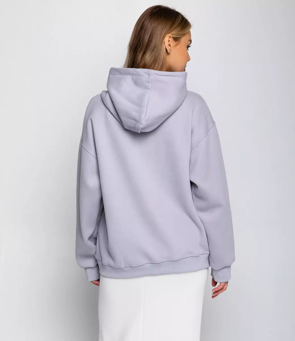 Худи #КТ7901, серый - Dommod фото 3