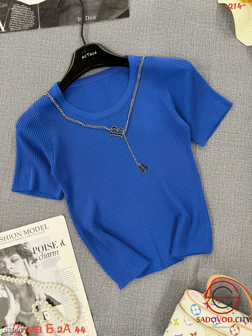 Футболка женская однотонная - Bruno фото 4