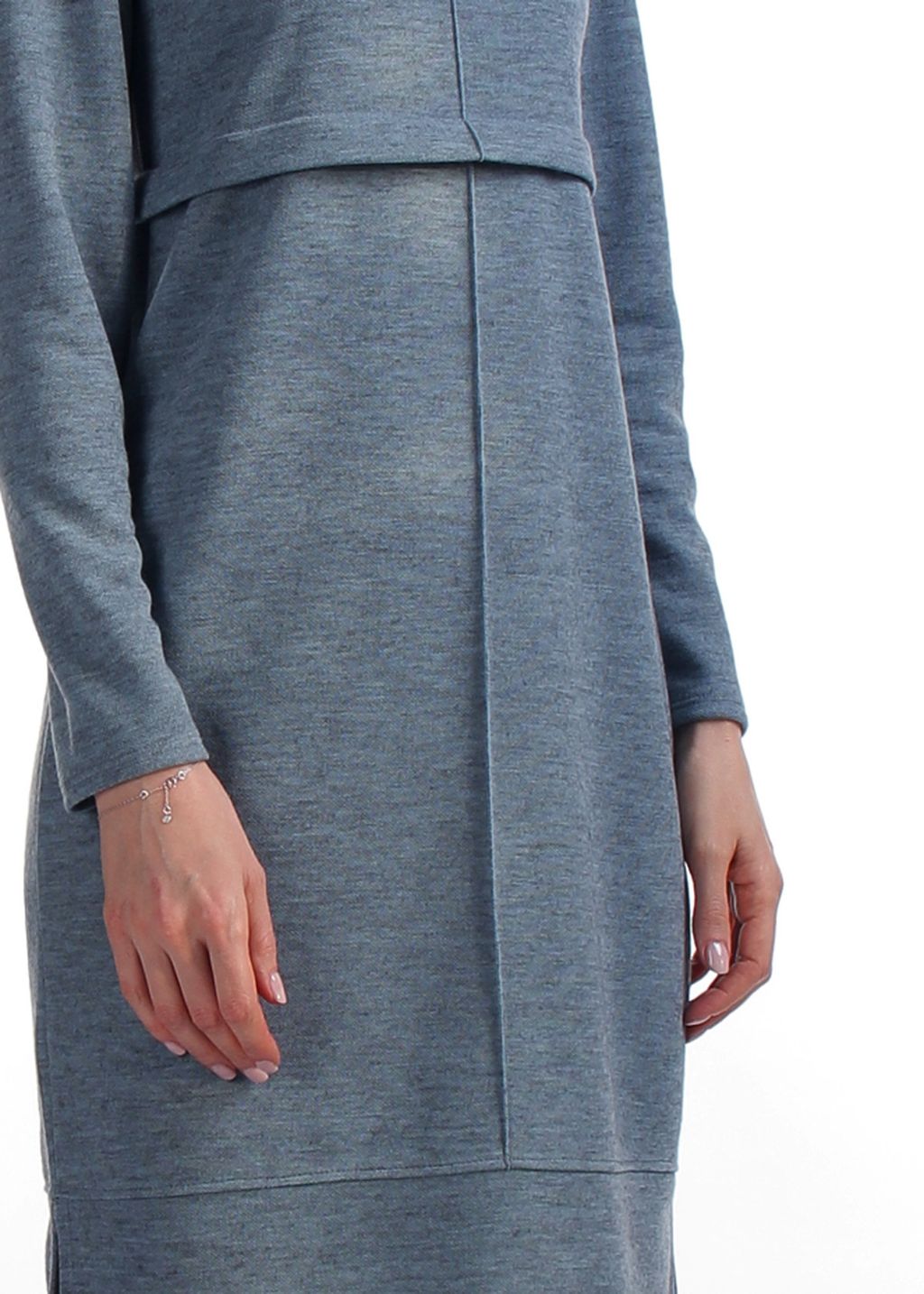 ПЛАТЬЕ ПЛ460 СИНЯЯ ПОЛЫНЬ - Assana фото 4