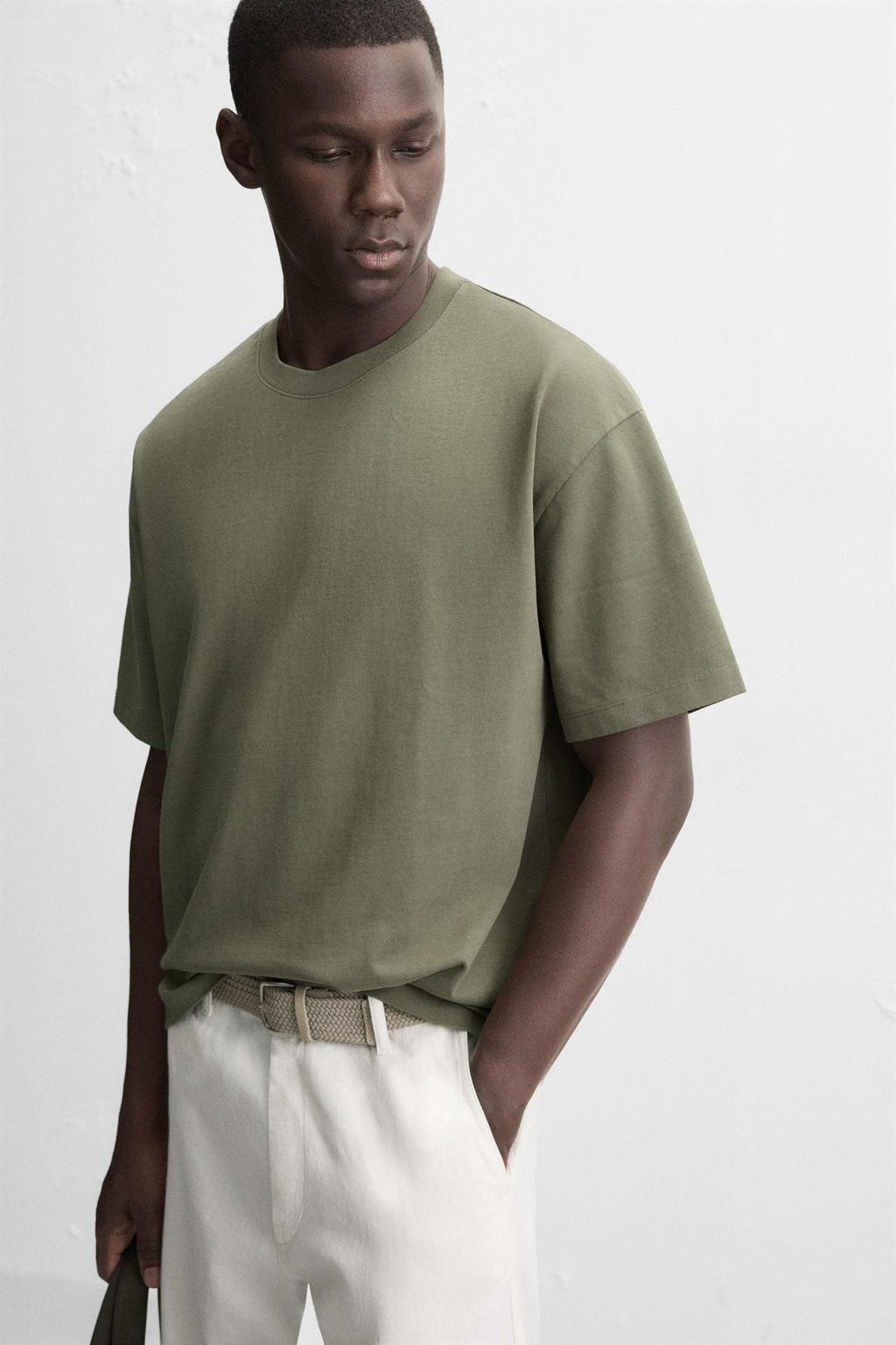 BASIC HEAVYWEIGHT T-SHIRT - Zara фото 6