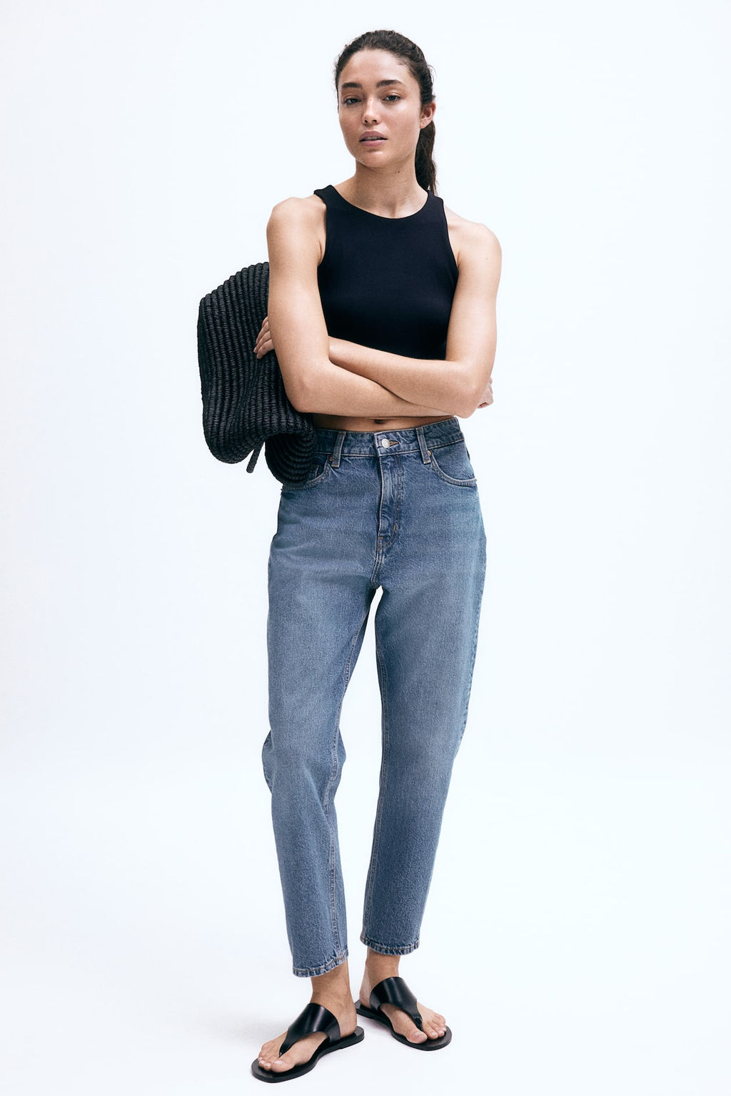 Slim Mom High Ankle Jeans - H&m фото 9