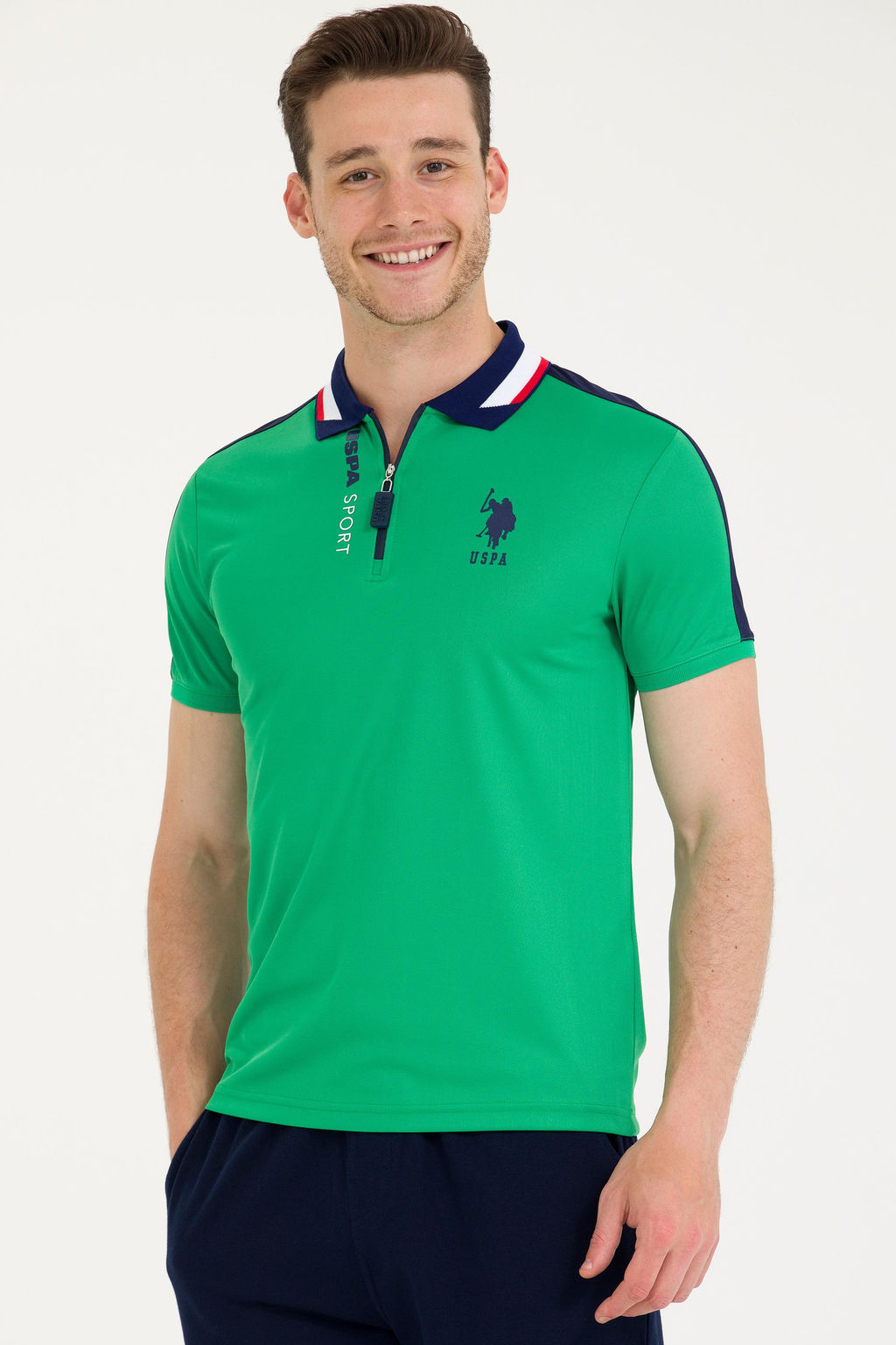 Мужская зеленая футболка - U.s. polo assn фото 15