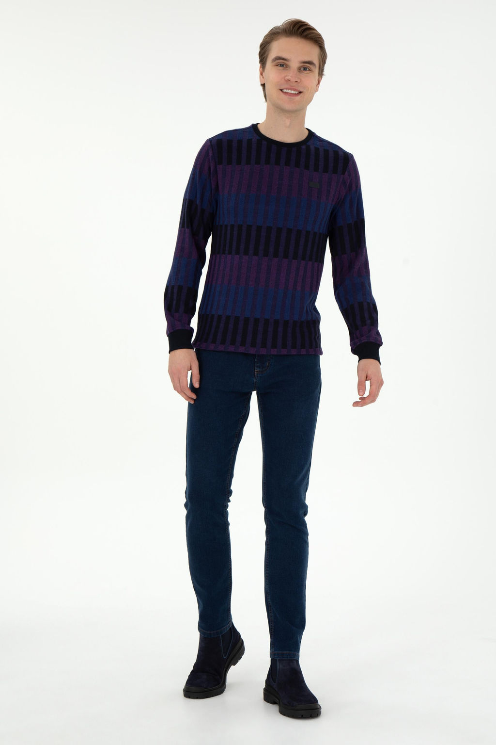 Мужской фиолетовый свитшот Неожиданная скидка в корзине - U.s. polo assn фото 11