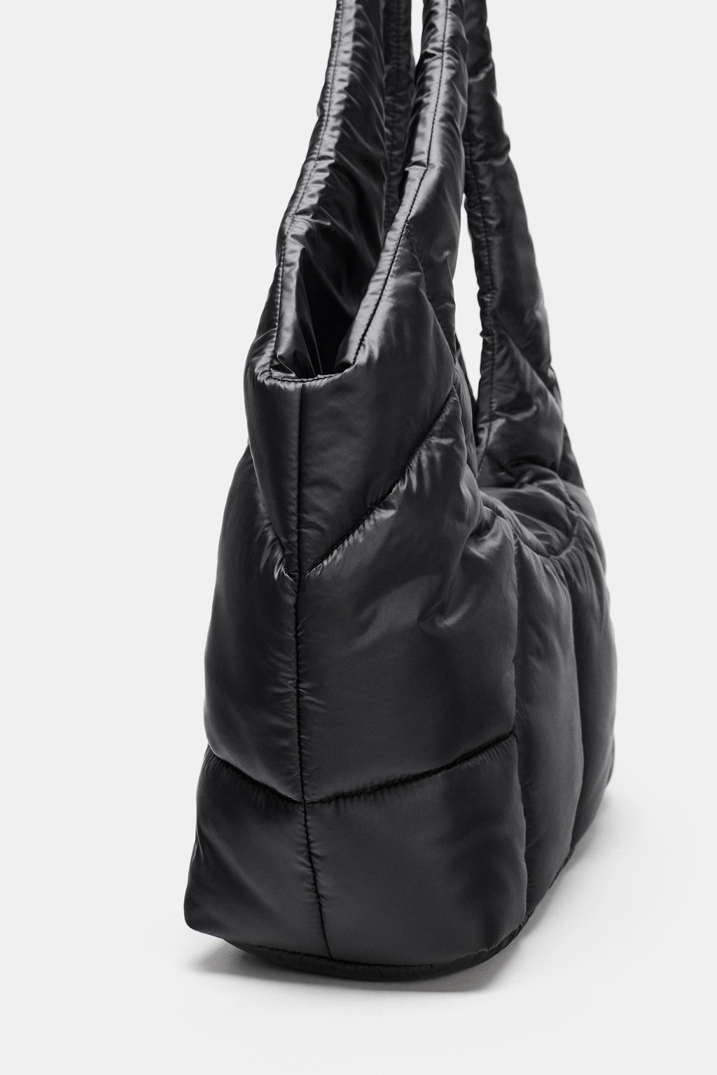 QUILTED EFFECT SHOPPER BAG - Zara фото 4