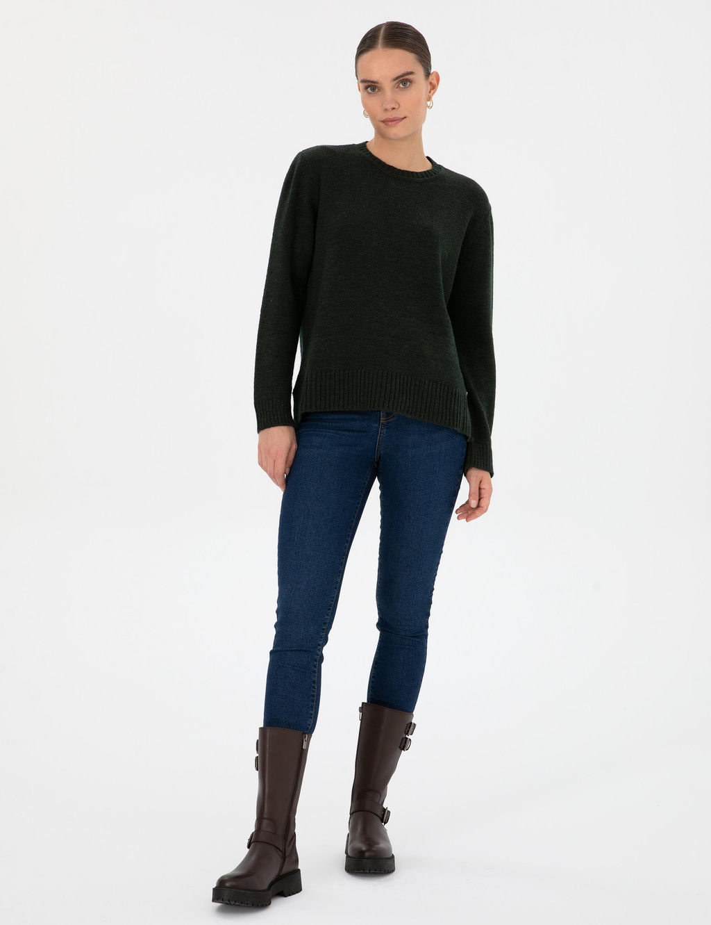 Koyu Ye_il Comfort Fit Kazak - Pierre cardin фото 4