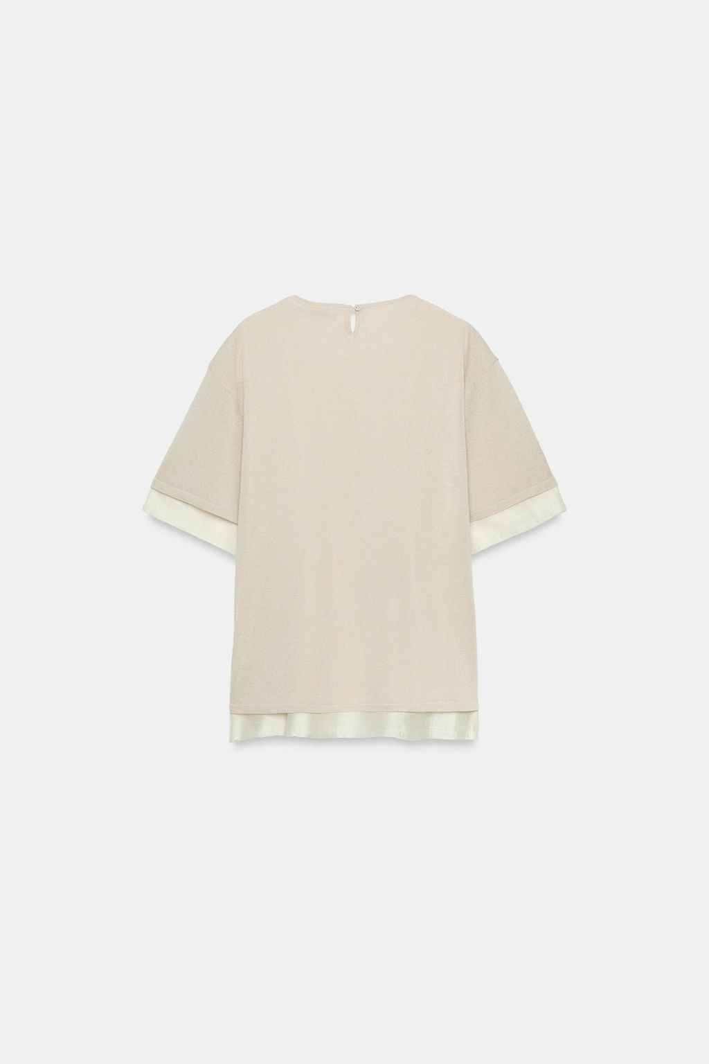 TOP COMBINADO PUNTO / Beige claro - Zara фото 9