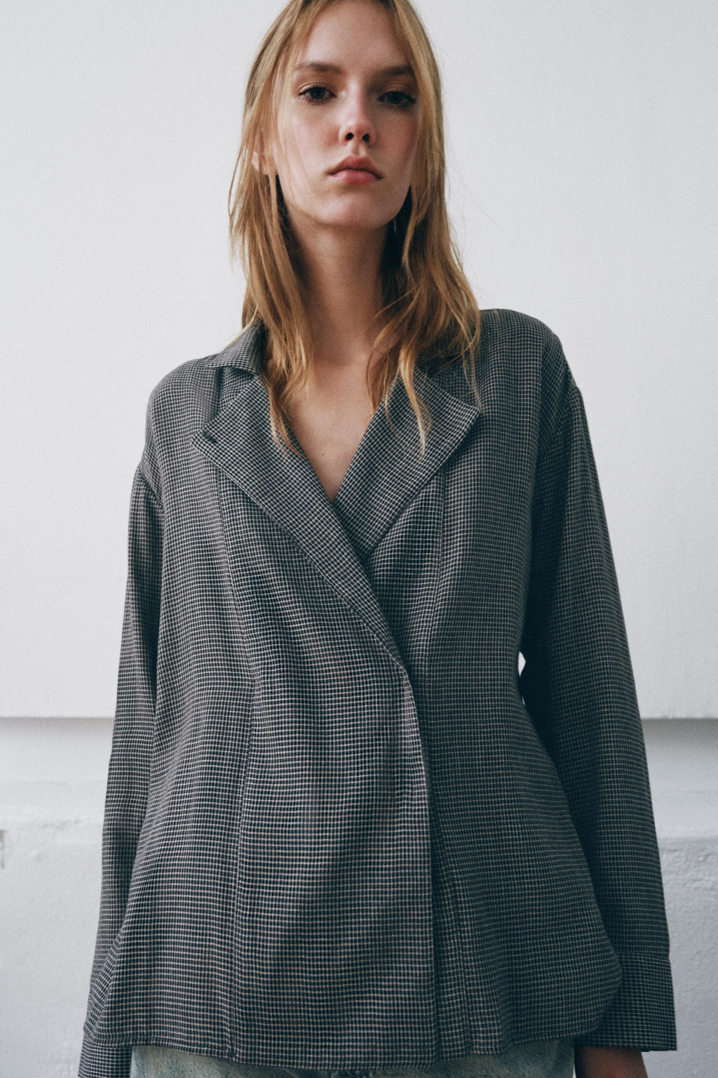 ZW COLLECTION CHECK SHIRT - Zara фото 4