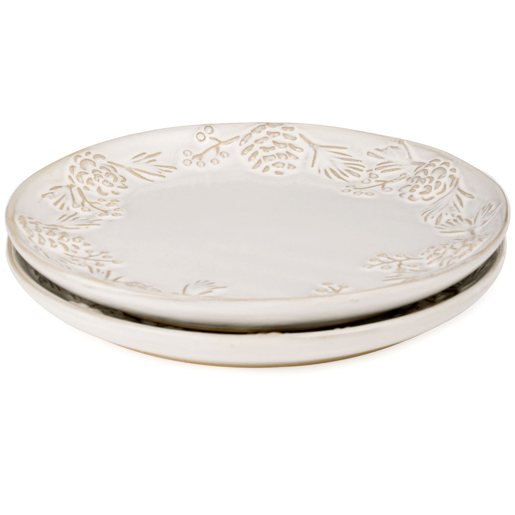 НАБОР ТАРЕЛКОК ЗАКУСОЧНЫХ КОЛЛЕКЦИЯ PINE CONES, 2 ШТ. / 20,7*2,5 СМ - Bronco фото 6