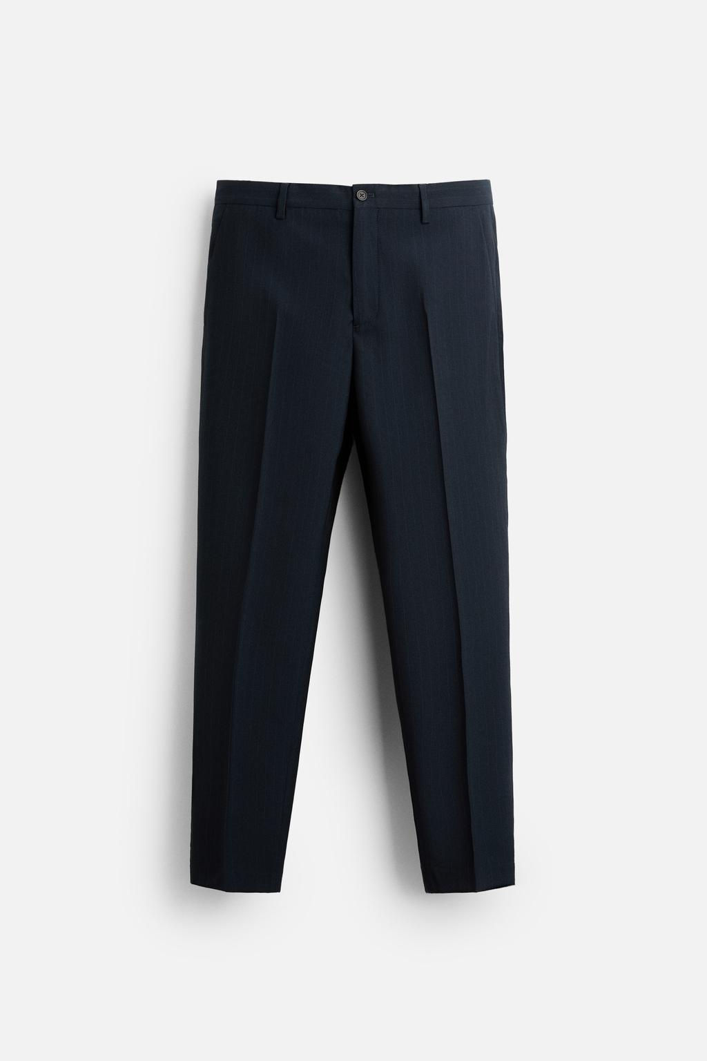PINSTRIPE SUIT TROUSERS - Zara фото 5