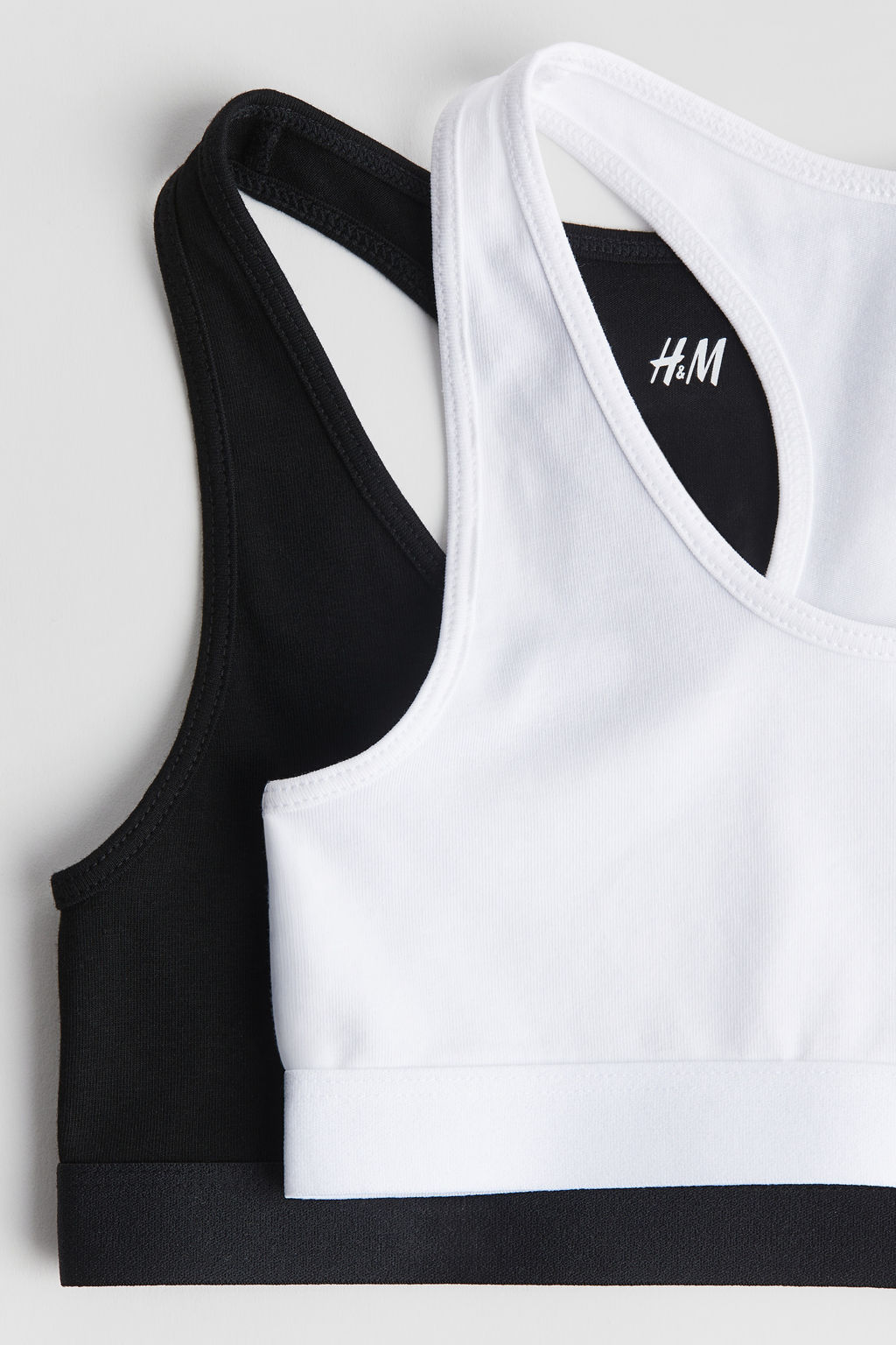Pack de 2 crop tops en punto de algod?n - H&m фото 2