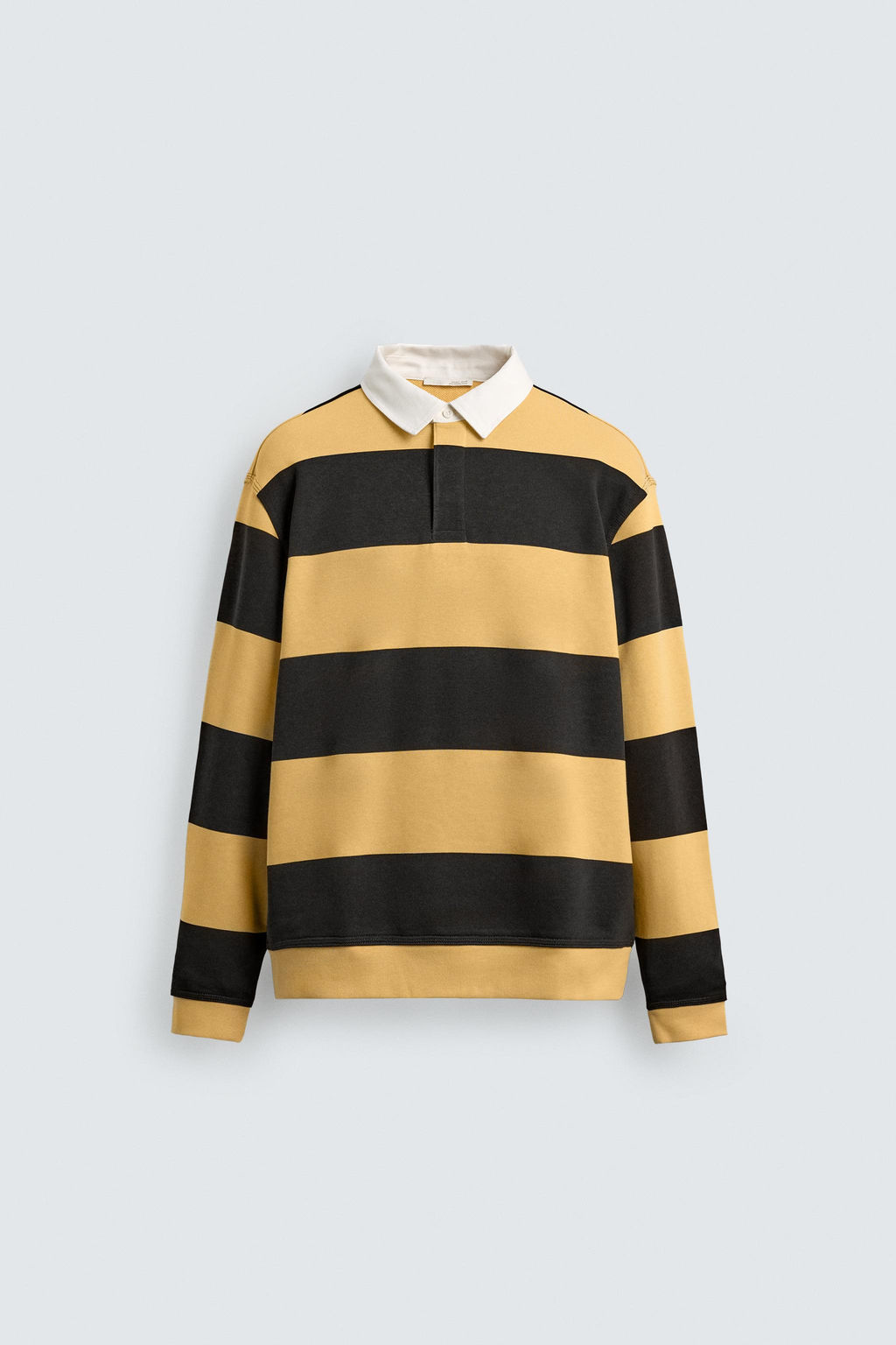 RUGBY SHIRT WITH CONTRAST COLLAR - Zara фото 15