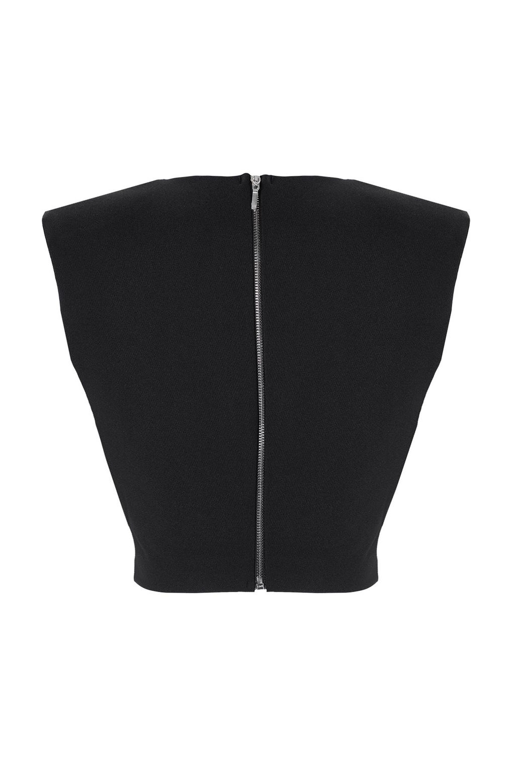 Siyah Fiyonk Detayl? Crop Dokuma Bluz TPRSS25BZ00022 - Trendyolmilla фото 9