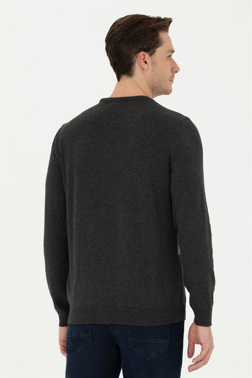 Мужской свитер антрацитового меланжа - U.s. polo assn фото 12