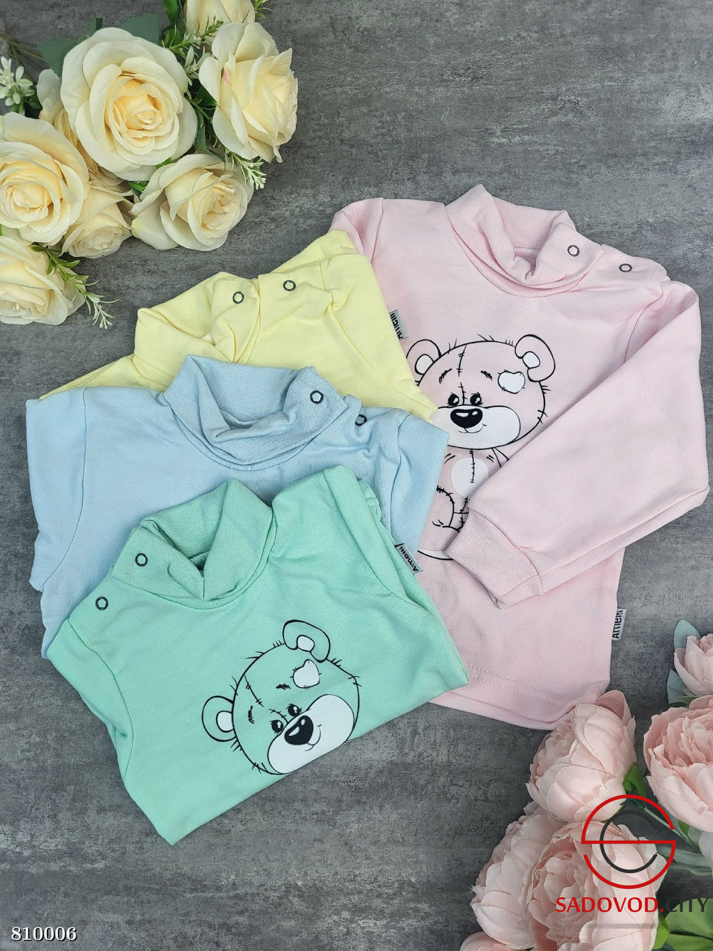 Водолазка с высоким отложным воротником- стойкой и манжетами, застежкой на плече, с начёсом - Bruno фото 10