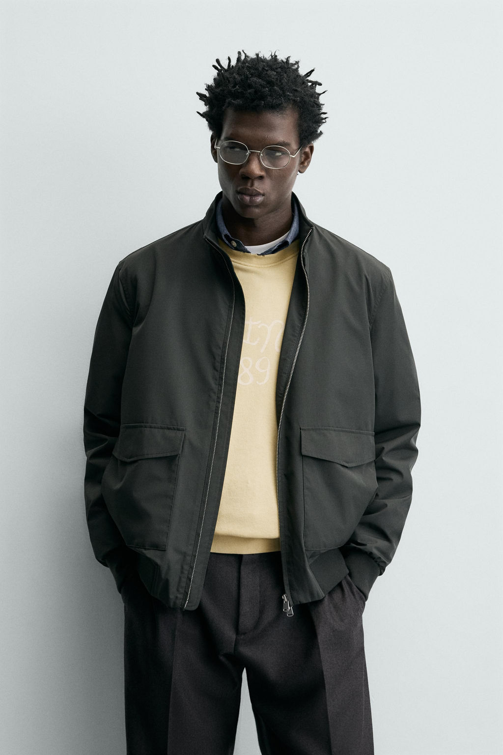 CAZADORA LIGERA WATER REPELLENT / Khaki oscuro - Zara фото 2