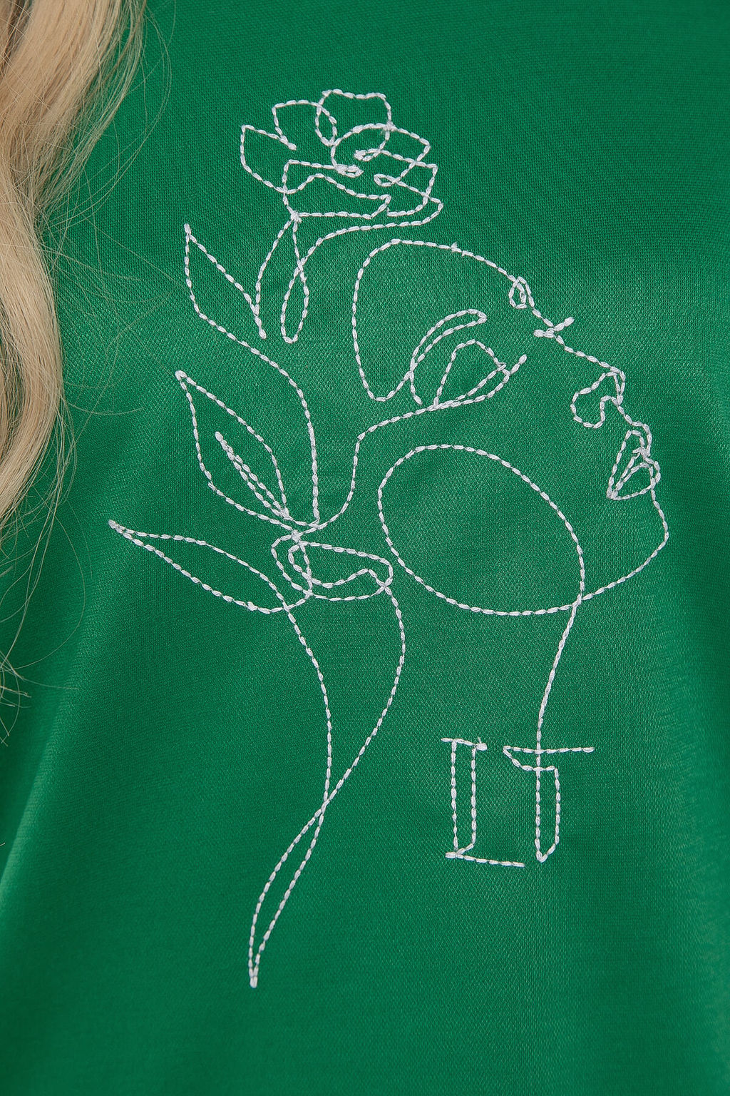 Футболка с вышивкой - Lt collection фото 3