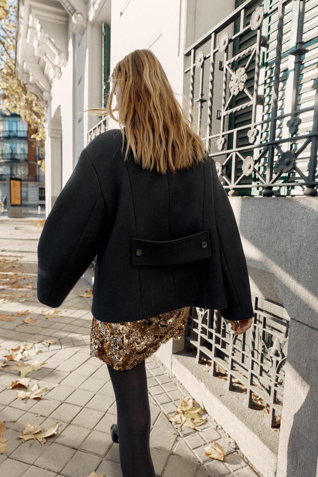 SHORT WOOL COAT WITH HIGH NECK - Zara фото 7