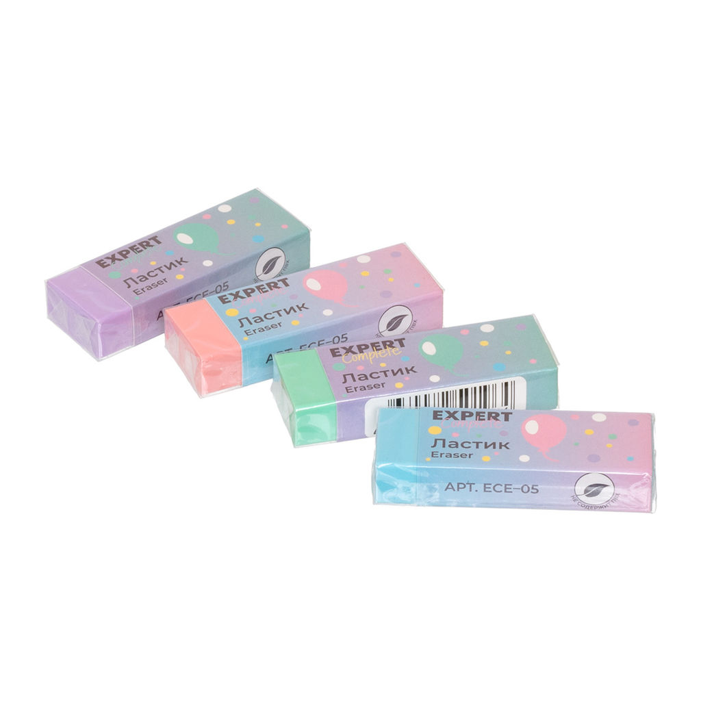 Expert Complete Trend Pastel Ластик в ассортименте (4 цвета) ECE-05 20 шт. ассорти  фото 8